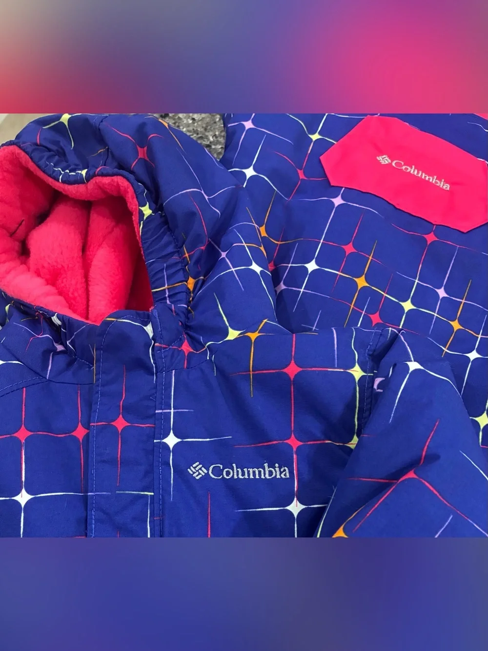 Girls COLUMBIA Winter Coat..Snow Bibs & Holiday Outfit, sz 6 mo